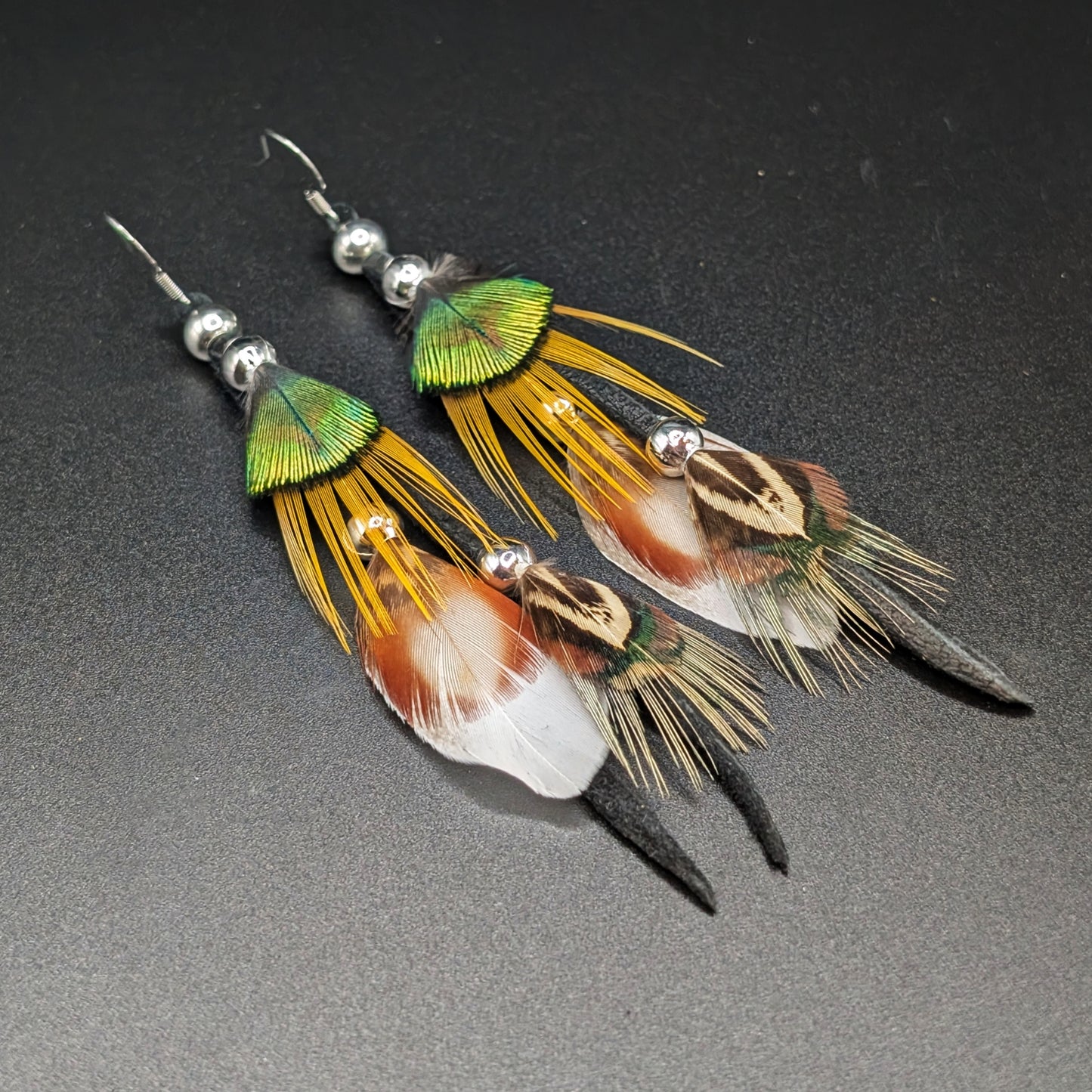 Waterfall Feather Earrings | Rebecca Maracle