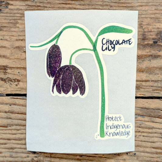 Sticker Chocolate Lily