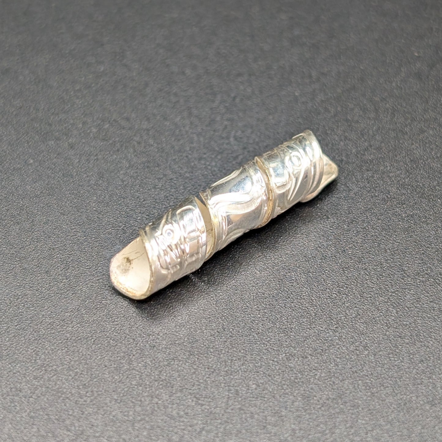 Raven Spiral Silver Beads | Norman Seaweed