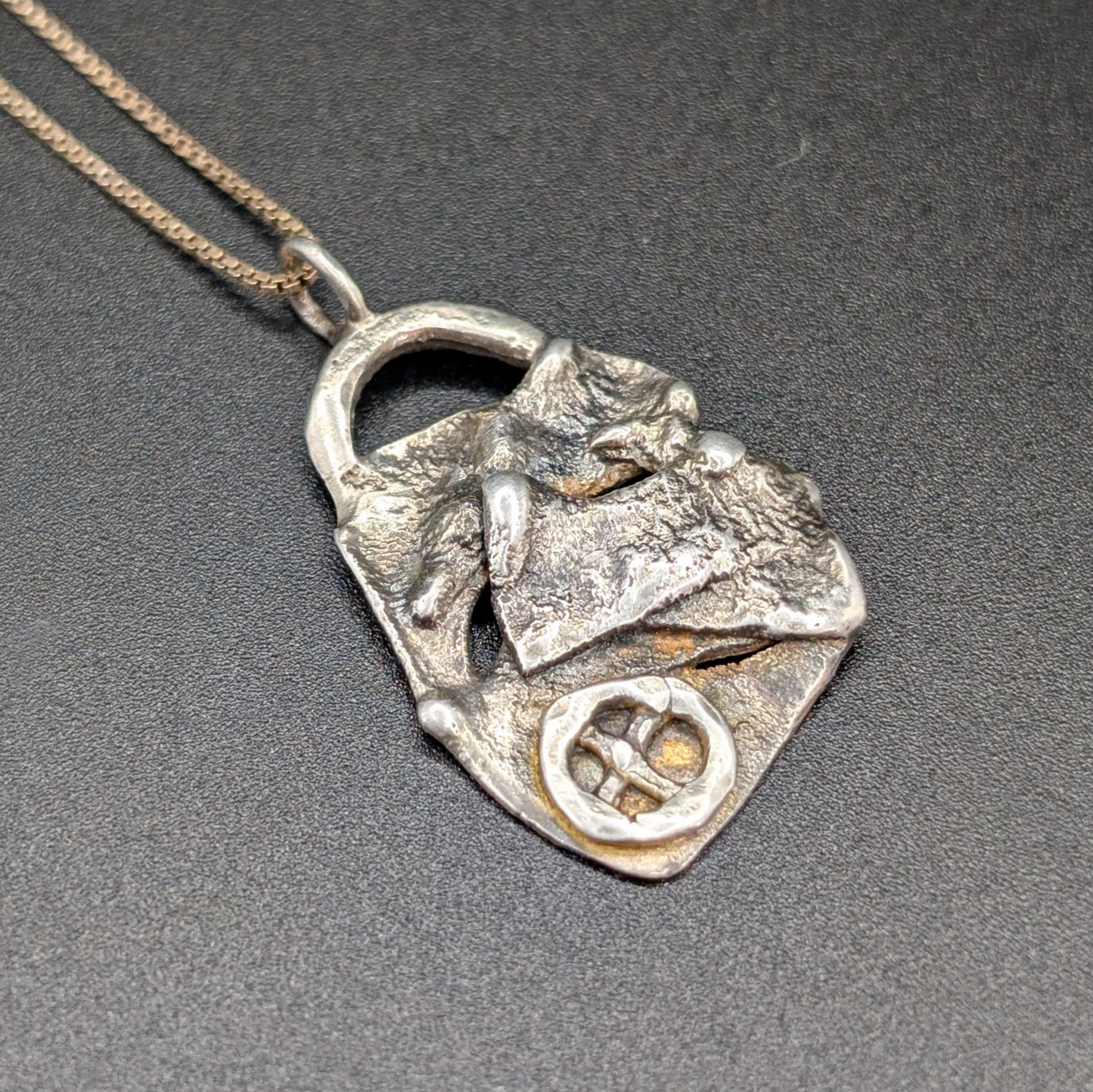 "Medicine Wheel" Sterling Silver Necklace