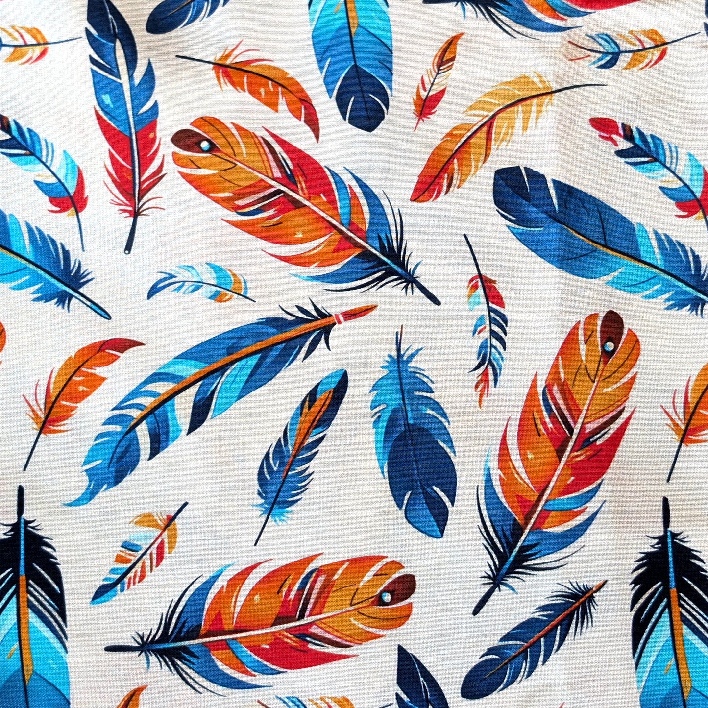 Floating Feathers | 100% Cotton Fabric