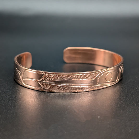 Hummingbird 1/4" Copper Bracelet | Norman Seaweed