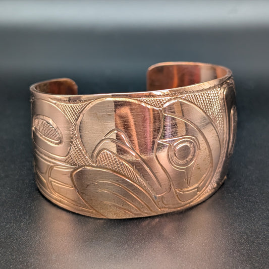 Eagle 1.25" Copper Cuff Bracelet | Norman Seaweed