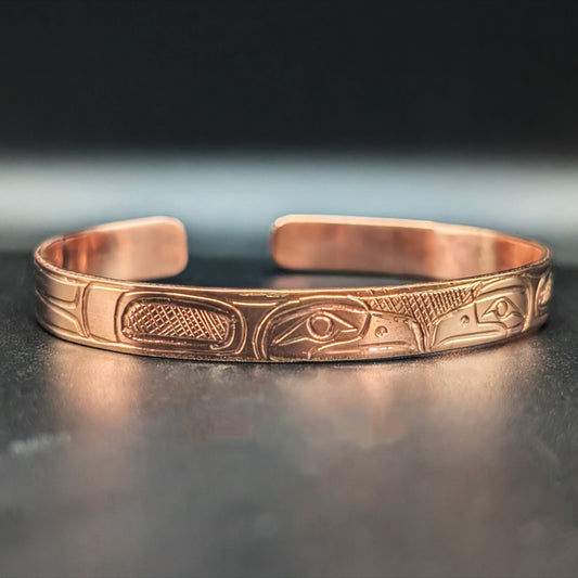 Double Eagle 1/4" Copper Bracelet | Norman Seaweed