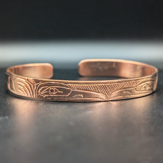Double Raven 1/4" Copper Bracelet | Norman Seaweed