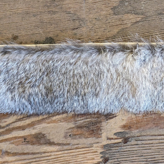 Rabbit Fur Stripping in "Chinchilla"