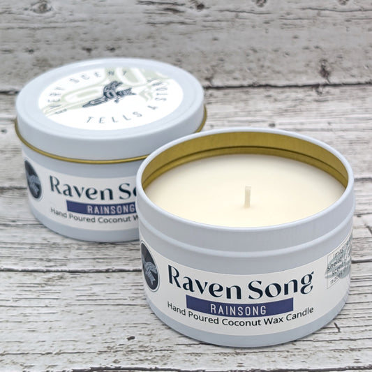 Rain Song Candle Tins | Raven Song