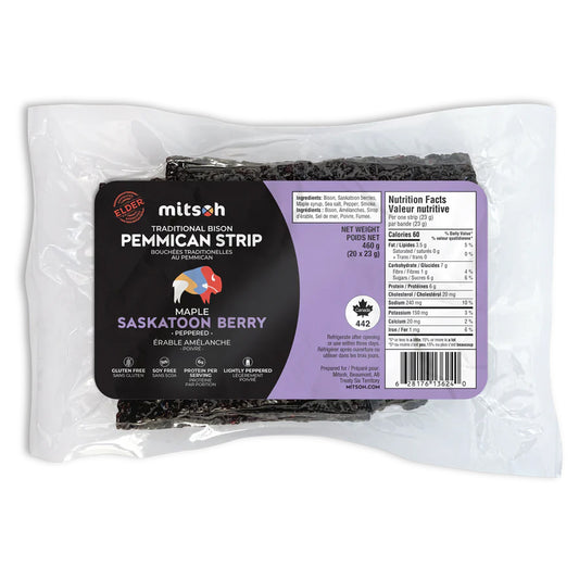 Mitsoh Bulk Pack Pemmican Strips | Saskatoon