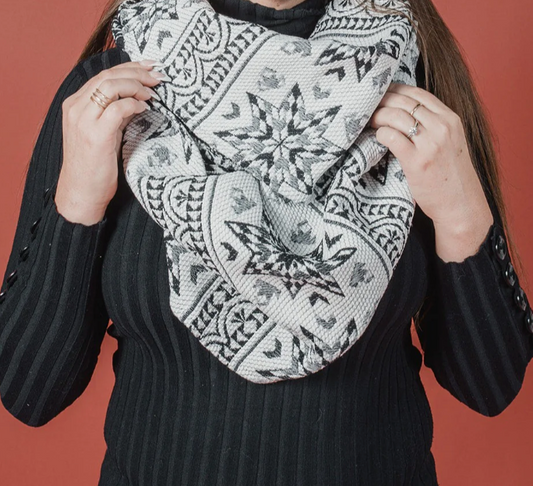 Star Reversible Infinity Scarf | MiniTipi