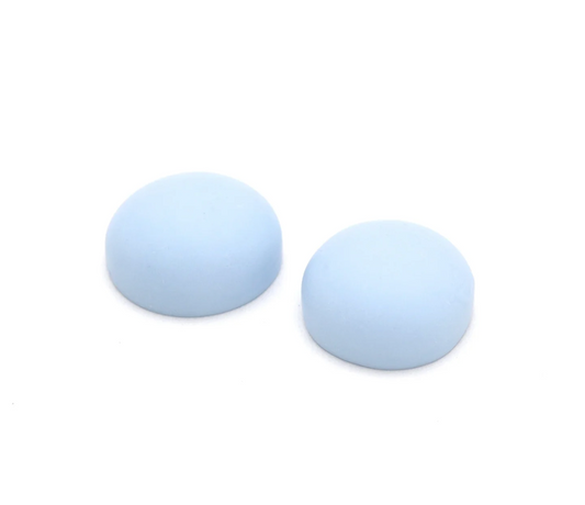 Ice Blue Round Cabochons