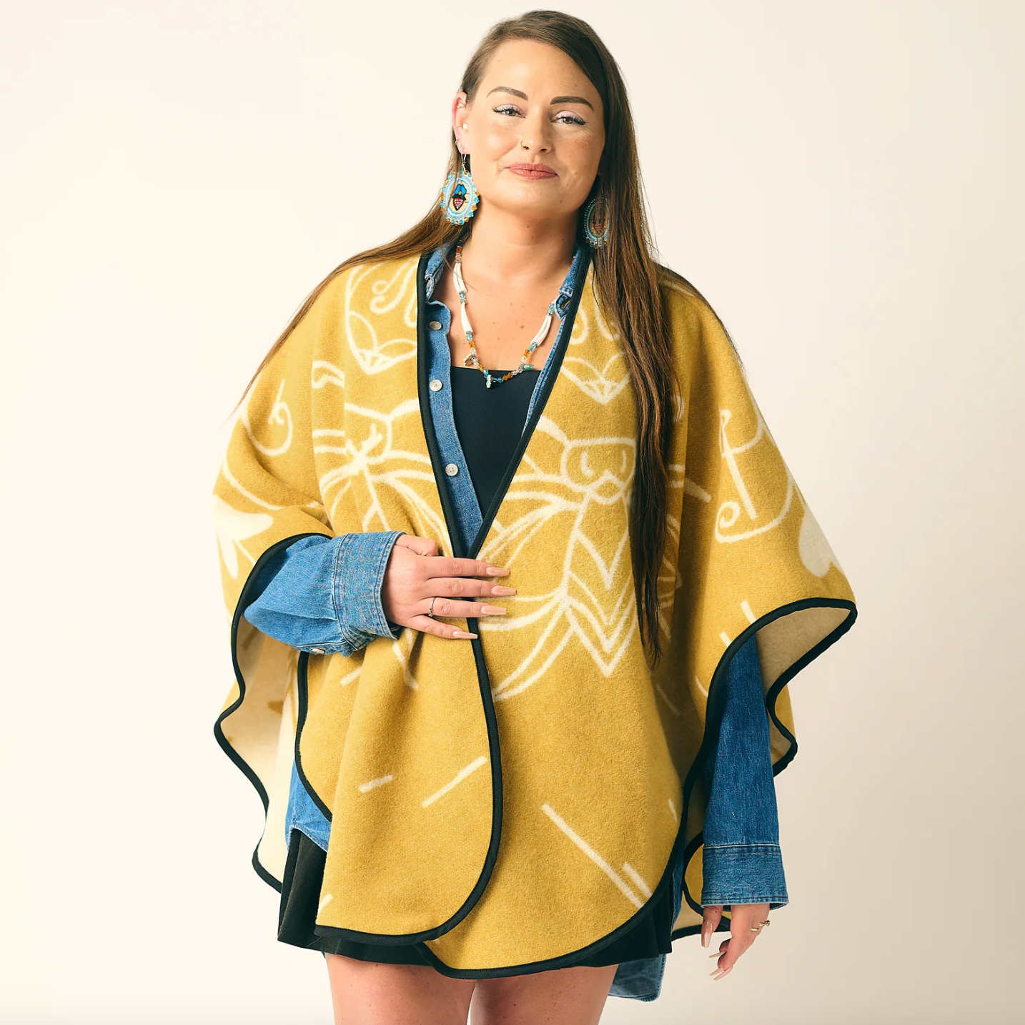 Miel Reversible Shawl | MiniTipi