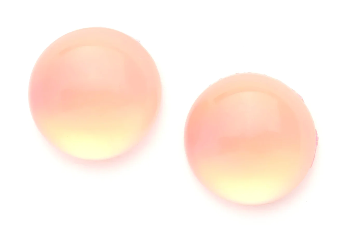 Light Orange Transparent Cabochon