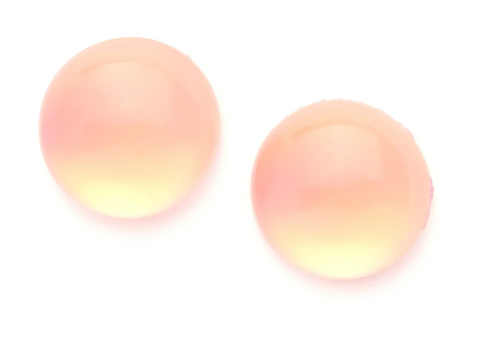 Light Orange Transparent Cabochon