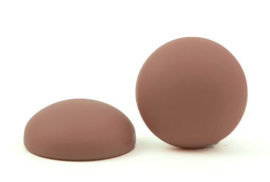 Beige Pink Round Cabochon