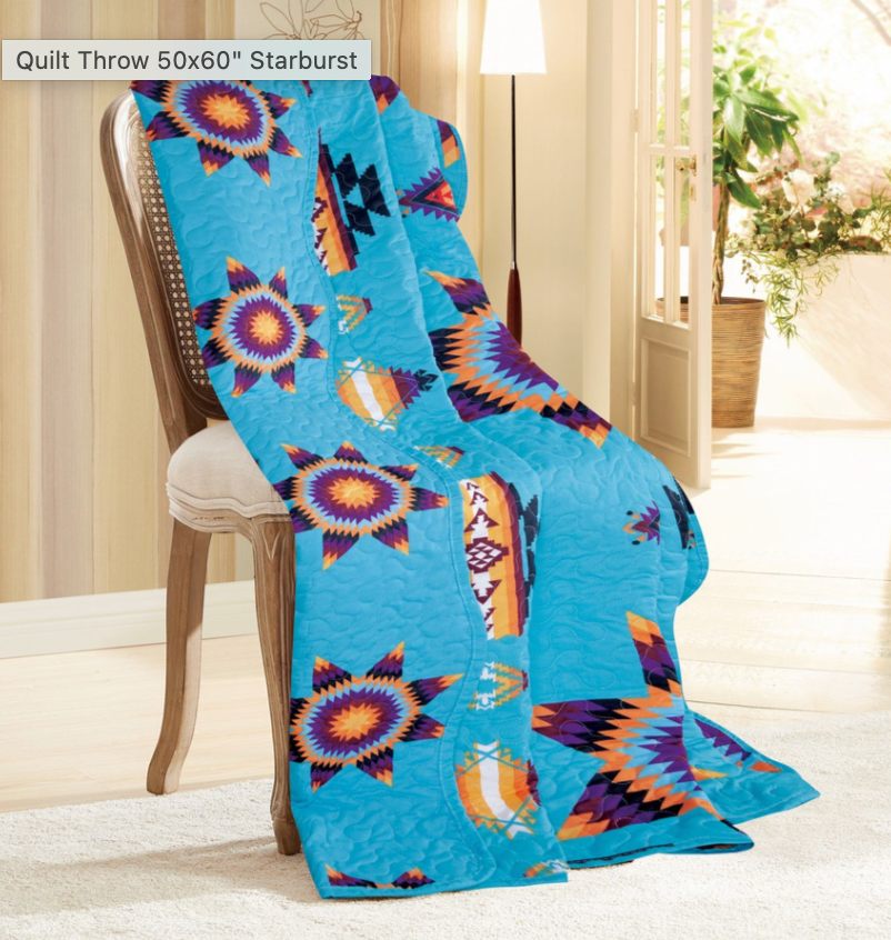 Star Burst Silk Touch Throw Blanket 60x80 | NuTrendz