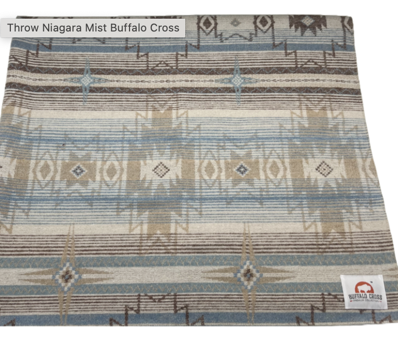 Buffalo Cross (Premium) Throw Blanket