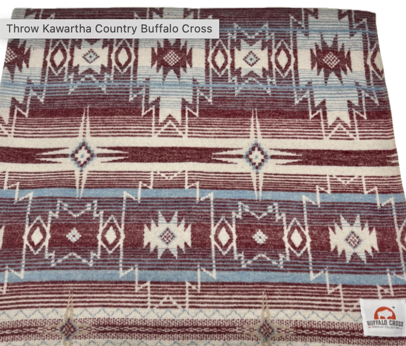 Buffalo Cross (Premium) Throw Blanket