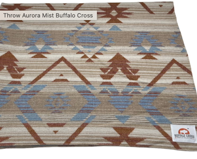 Buffalo Cross (Premium) Throw Blanket