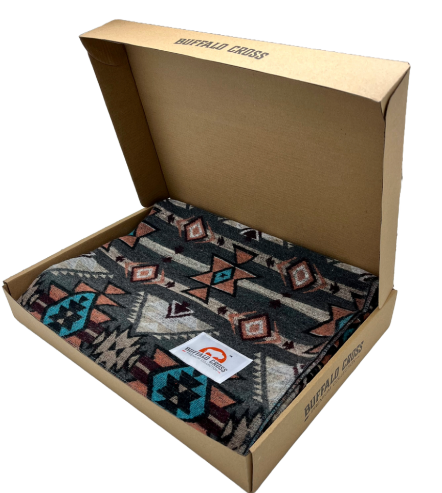 Buffalo Cross (Premium) Throw Blanket