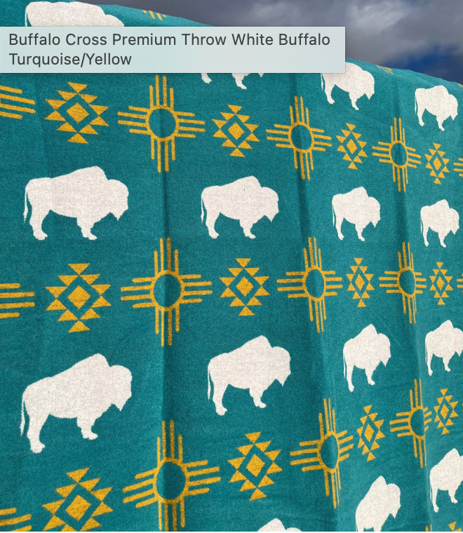 Buffalo Cross (Premium) Twin Blanket
