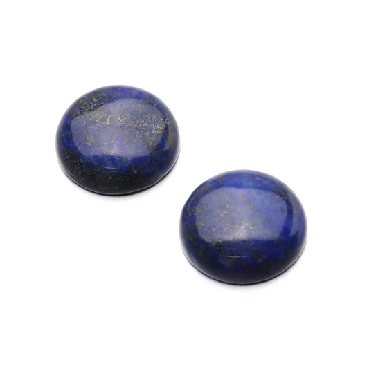 Lapis Coin Cabochon (16mm)