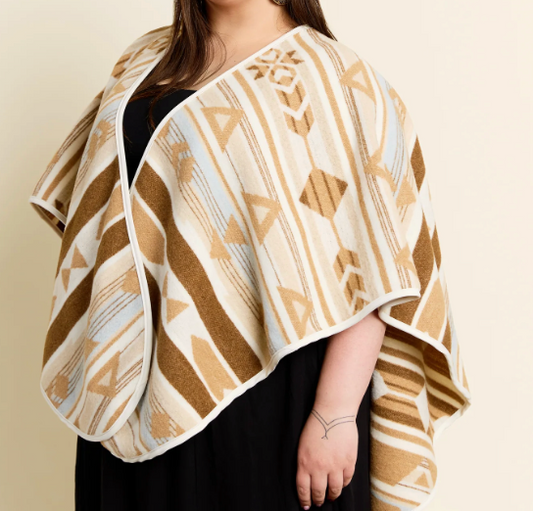 Sand Reversible Shawl | MiniTipi