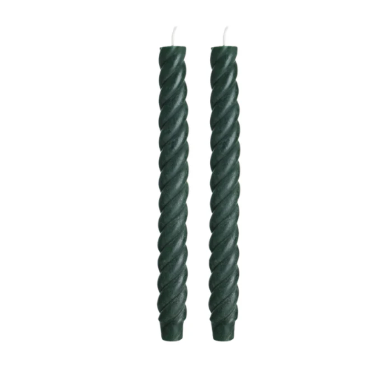 Spiral Beeswax Candles (2 Pack) | Crowfoot Collective