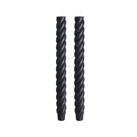 Spiral Beeswax Candles (2 Pack) | Crowfoot Collective