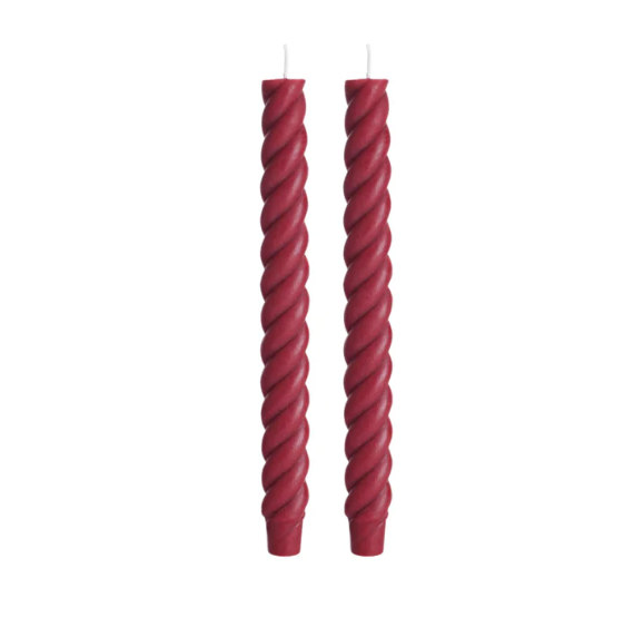 Spiral Beeswax Candles (2 Pack) | Crowfoot Collective