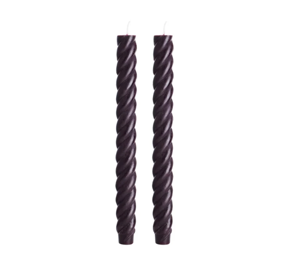 Spiral Beeswax Candles (2 Pack) | Crowfoot Collective