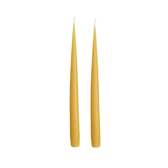 Smooth Beeswax Candles (2 Pack) | Crowfoot Collective