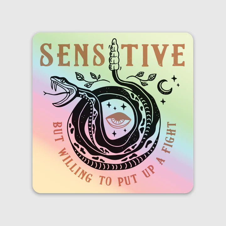 "Sensitive" Sticker