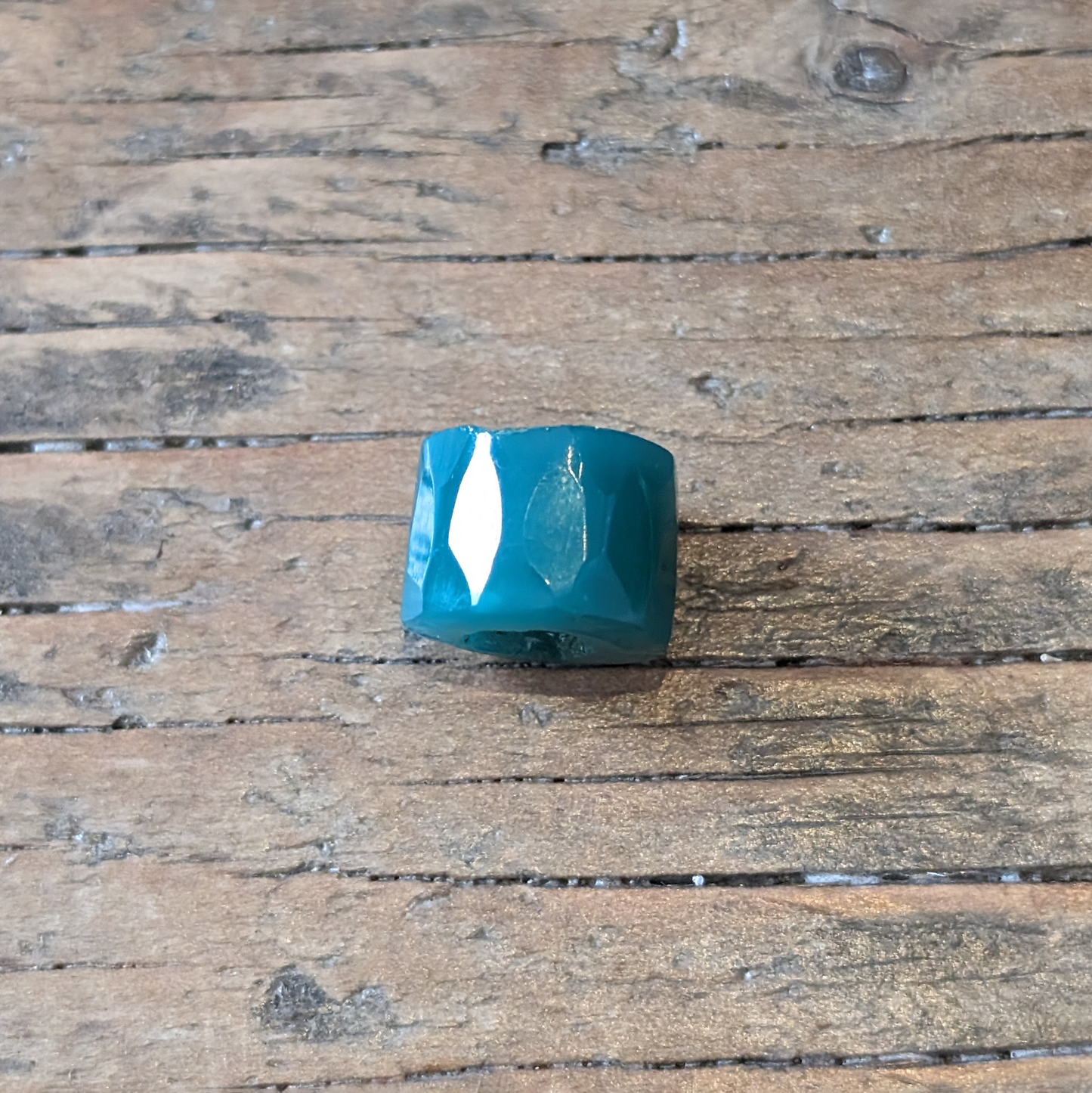 Teal Glass Trade Beads (Opaque)