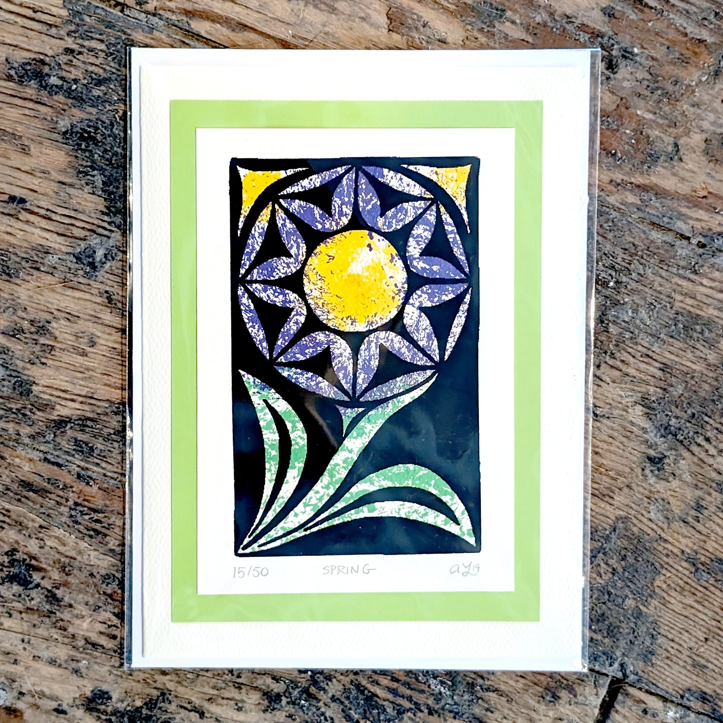 "Spring" Serigraph Greeting Card