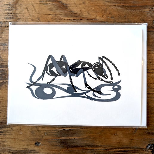 "Ts'um'ts'uyii" Serigraph Print Greeting Card