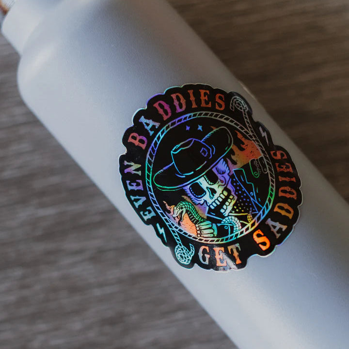 "Even baddies get saddies" Sticker