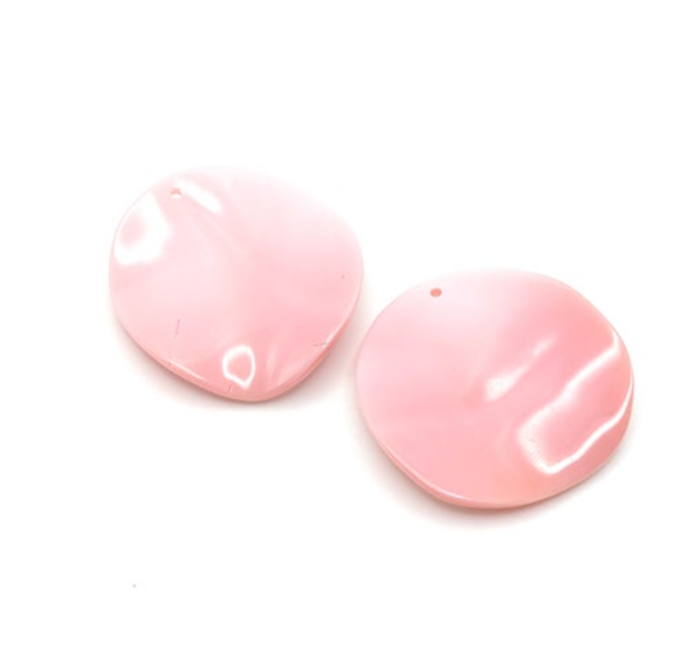 Pink Queen Conch Shell Beads