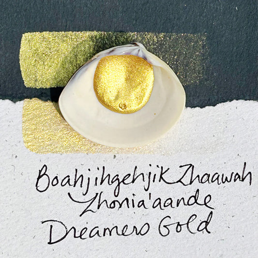 "Dreamers Gold" Shell Watercolour Paints | beampaints