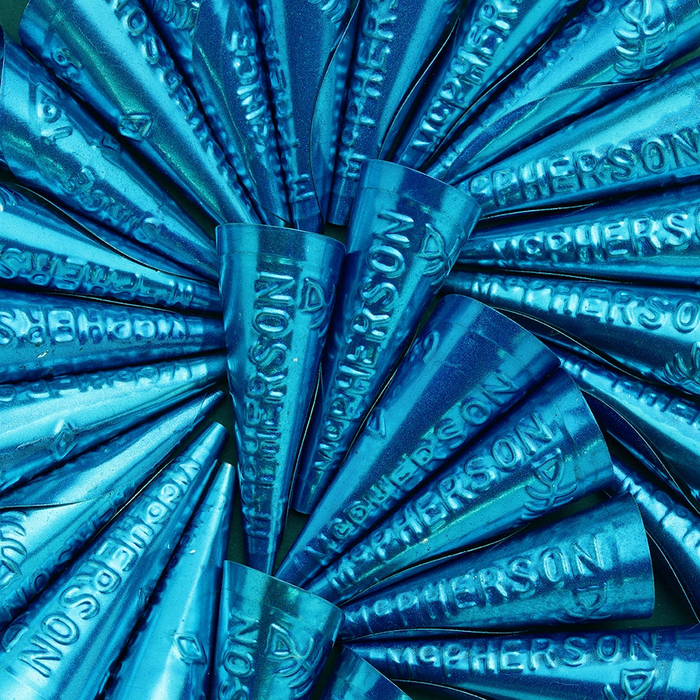 McPherson Embossed Jingle Cones - Assorted Sizes and Colours!