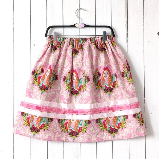 “Alice in Wonderland” Short Ribbon Skirt