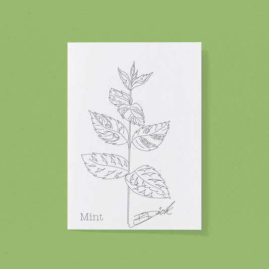 Mint Greeting Card