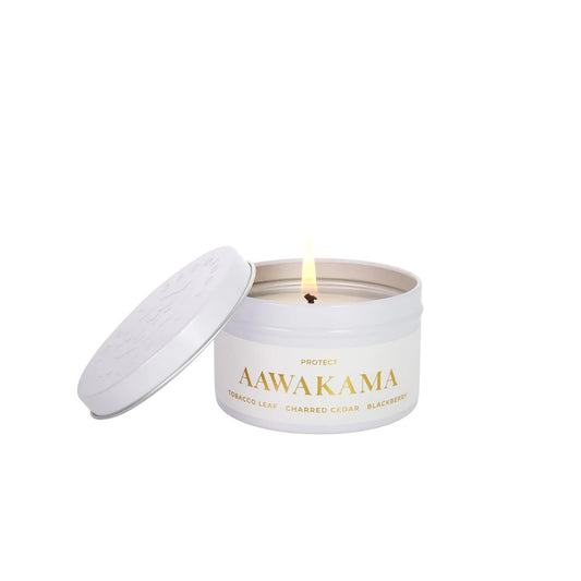 AAWAKAMA "Protect" Tin Candles | Crowfoot Collective