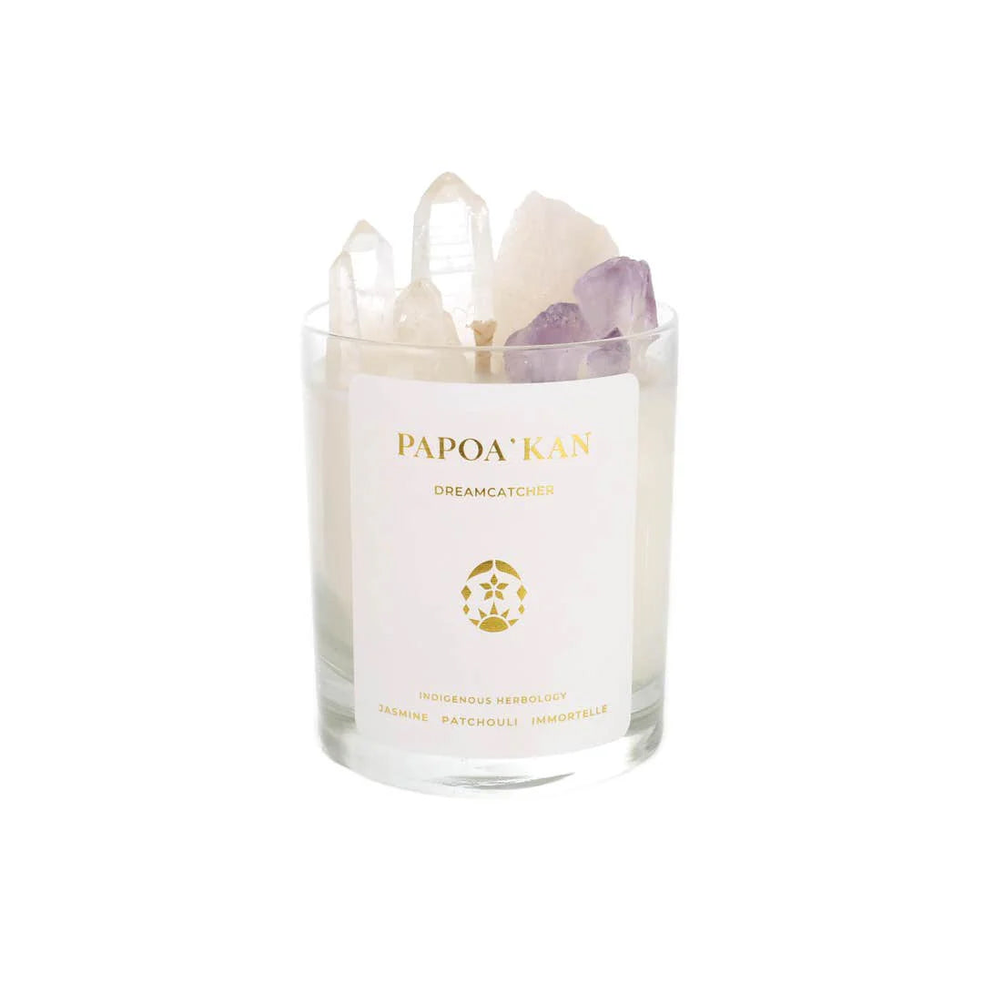 PAPOA'KAN "Dreamcatcher" Crystal Candles | Crowfoot Collective