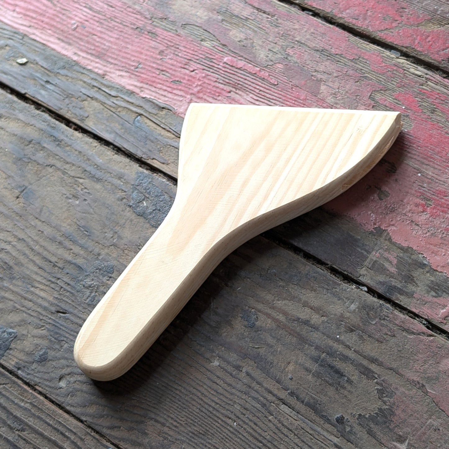 Wooden Slanted Fan Handles