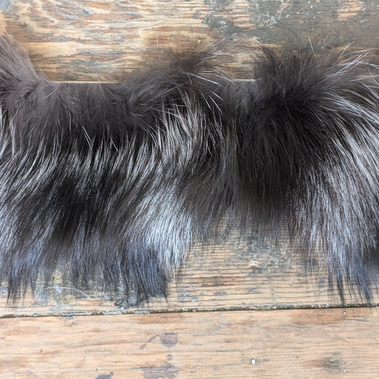 Fox Fur Stripping in Silver