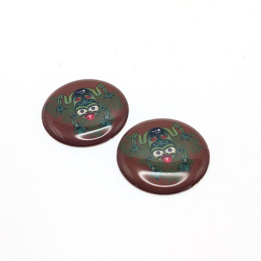 Frog Kwakwaka'wakw Cabochons