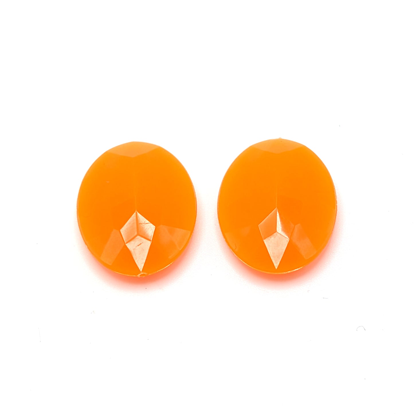 Oval Orange Fluorescent Cabs