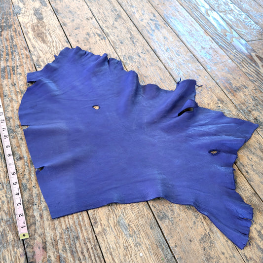 Deerskin Leather in Purple