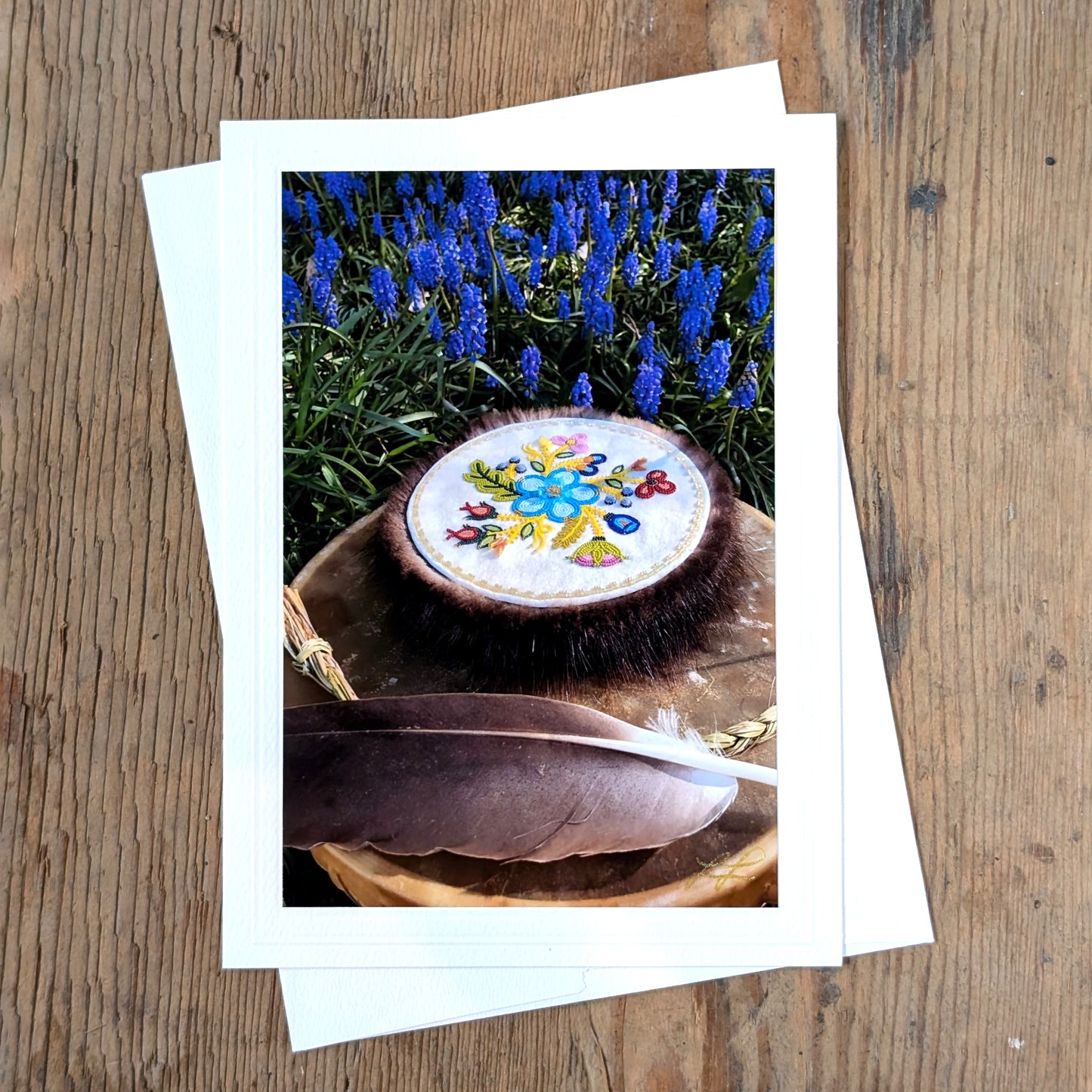 "Grandmothers’ Love from Long Ago" Metis Photographic Greeting Card