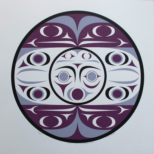 "Whorl of Transformation" Serigraph Prints | Margaret August